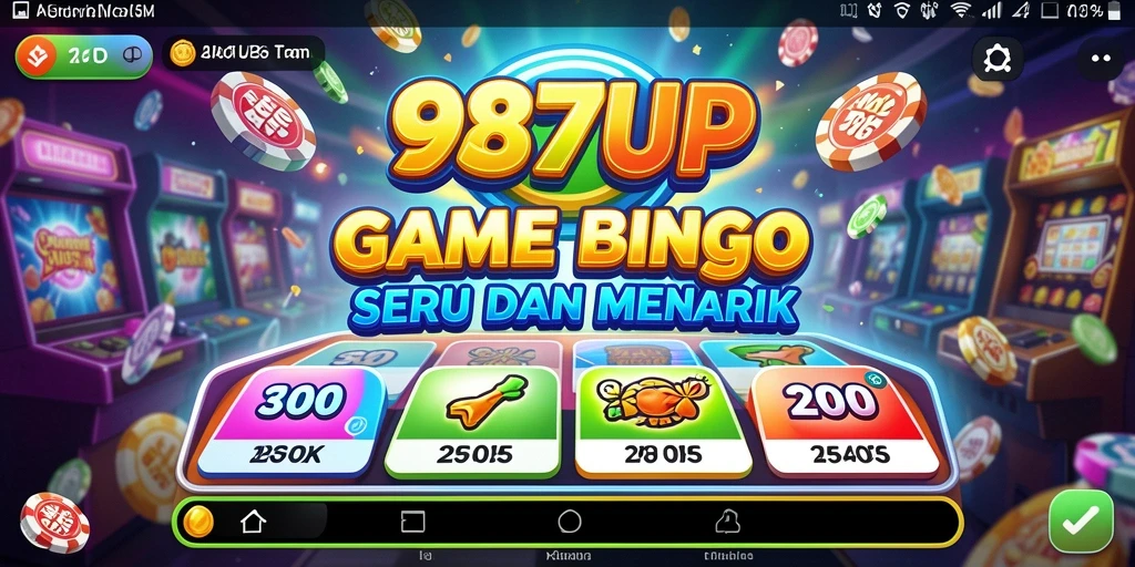 Screenshot gameplay 987UP yang menampilkan suasana permainan Bingo yang menarik.