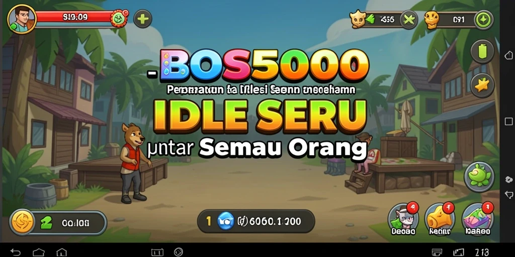 Tampilan gameplay seru dan menawan di BOS5000.