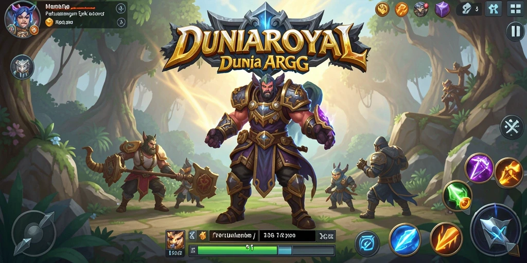 Tampilan mendebarkan dalam gameplay ARPG DUNIAROYAL.
