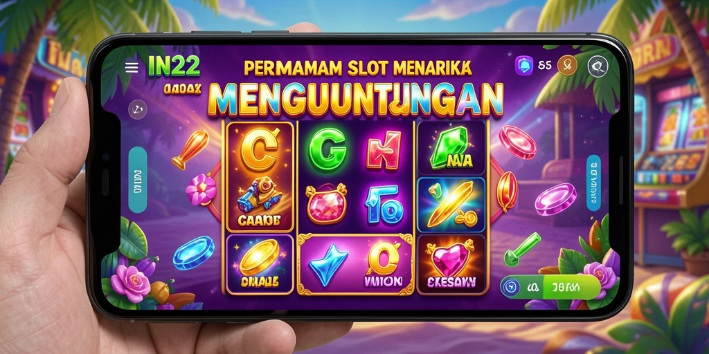 Screenshot gameplay IN22 yang menunjukkan keseruan bermain Slot.