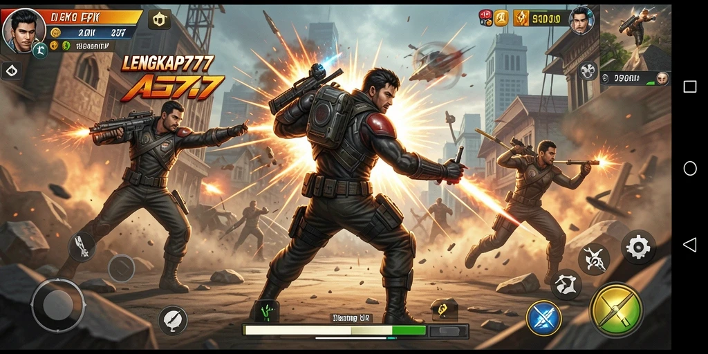 Tampilan gameplay LENGKAP777 yang menegangkan dan penuh aksi.