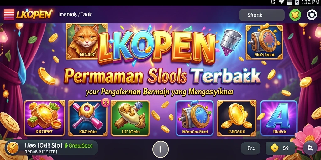 Tampilan menarik dari gameplay Slot di LKOPEN.