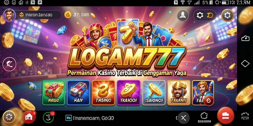 Gameplay menarik dengan grafis kasino yang menawan.