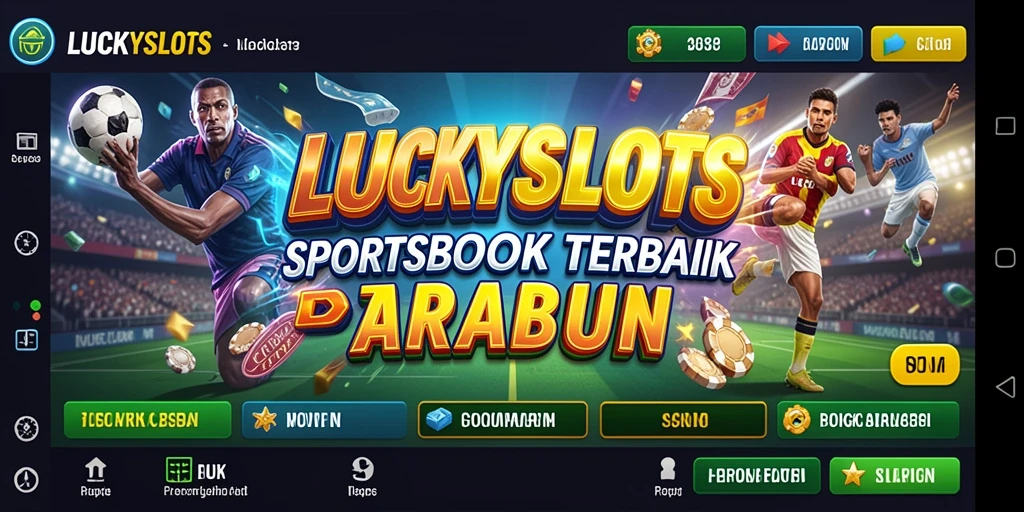 Tampilan gameplay <strong>LUCKYSLOTS</strong> yang menarik dengan berbagai pilihan taruhan.