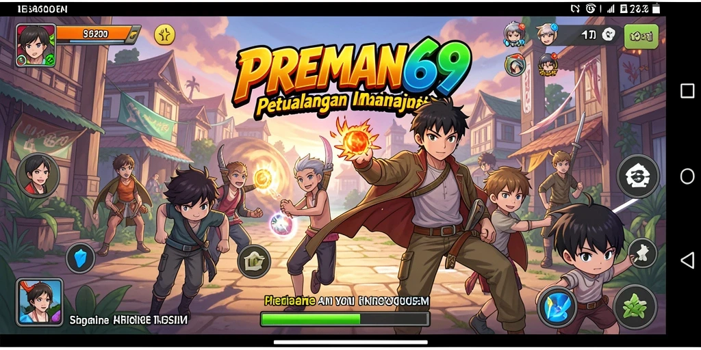 Screenshot PREMAN69 menampilkan aksi seru dalam dunia Anime yang penuh warna.