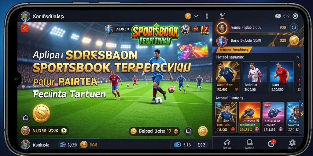 Tampilan menarik dari gameplay Sportsbook S13 yang menakjubkan.