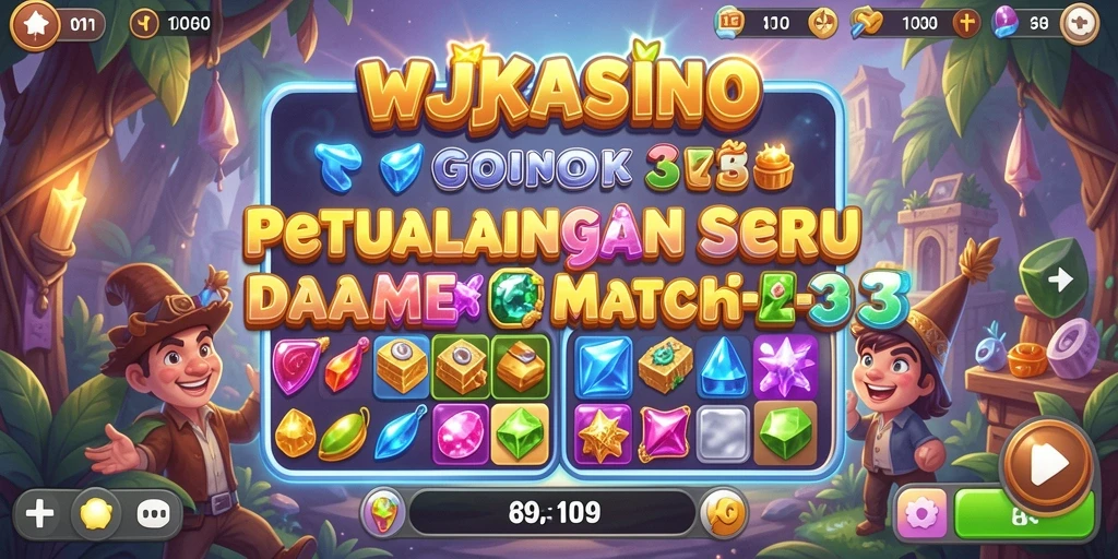 Tampilan gameplay WJKASINO yang seru dan penuh warna.